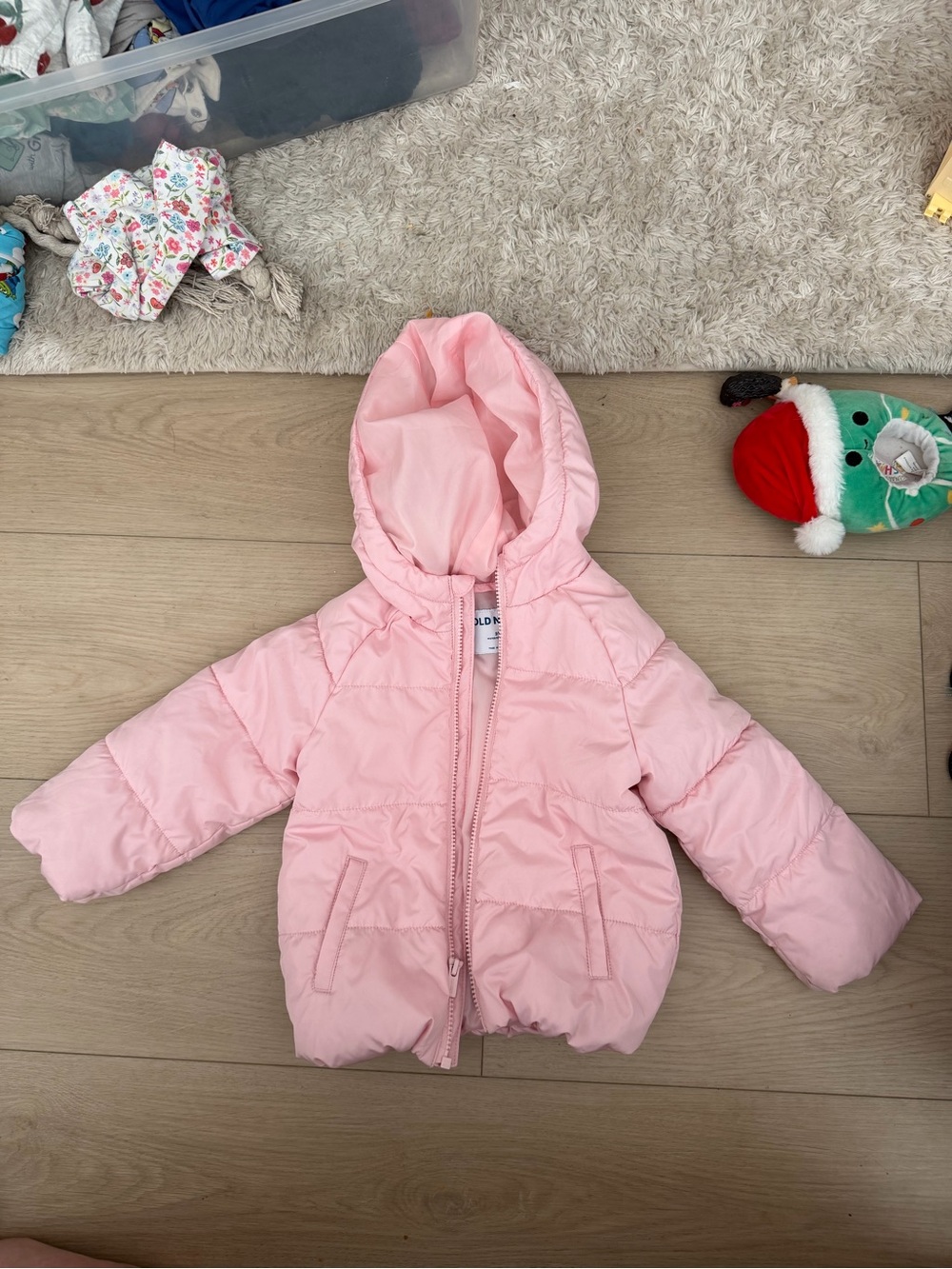 Old Navy Pink Puffer 3T